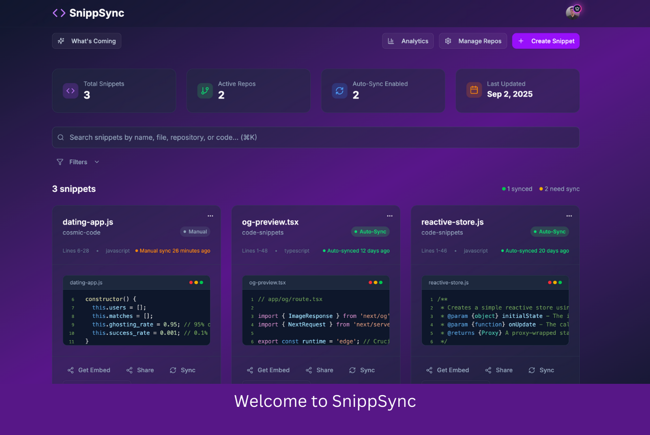 Snippsync