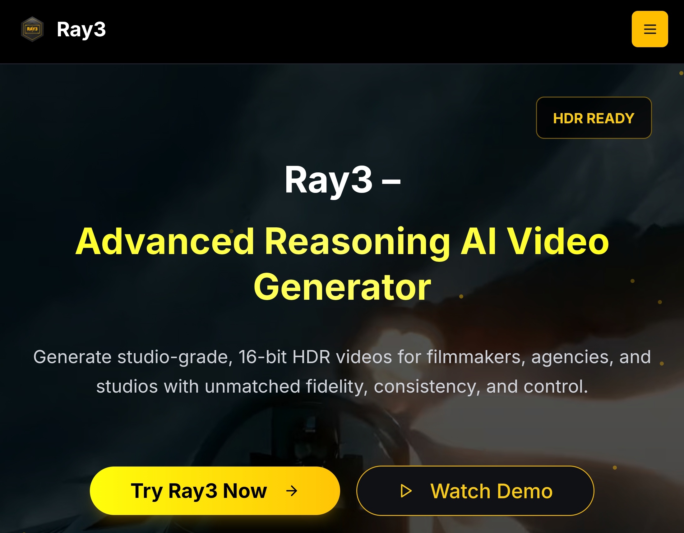 Ray3 AI VIDEO GENERATOR